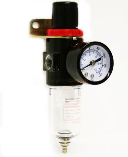 Air Compressor Filter W/ Regulator Gauge Water Trap Air Tool