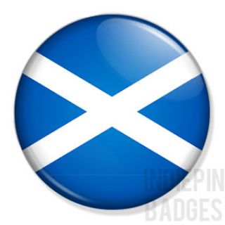 Scotland Flag 25mm Button Badge Pin Scottish SNP Independence Saltire