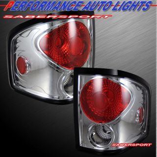 2004 2006 FORD F 150 FLARESIDE ALTEZZA TAIL LIGHTS CHROME PAIR 04 05