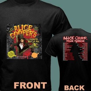 Alice Cooper Welcome 2 to My Nightmare Tour Terror Date 2012 New Tee T