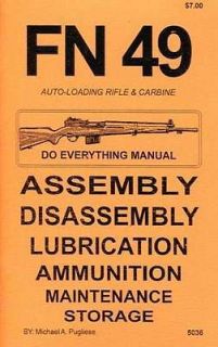 FN 49 RIFLE DO EVERYTHING MANUAL DISASSEMBLY BOOK NEW