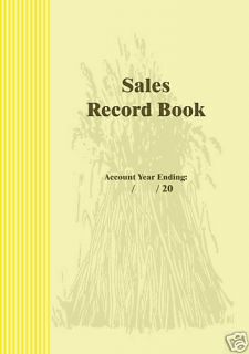 Sales Record Book   For Office Invoice Bookkeeping