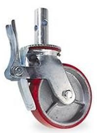 Albion Scaffold Caster, 800lb Cap 2 Holes in The Stem with 8