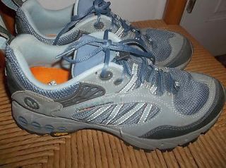 WOMENS MERRELL CRUISE CONTROL LT GRAY PERIWINKLE HIKING SHOES SIZE 8.5
