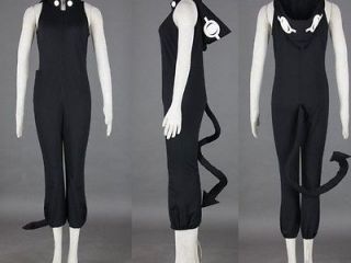 Customize Soul Eater Medusa Black Cosplay Costume Jumpsuit New Any