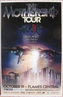 SKRILLEX 2011 Gig POSTER Calgary Alberta Concert