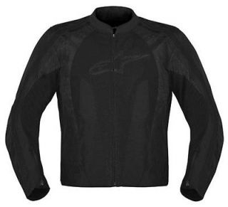 Mens Alpinestars Stunt Leather Jacket Gray Black Several Sizes