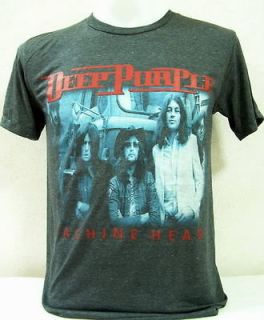 Deep Purple Vintage Rock Nice Cool Slim Fit Thin&Soft Elastic Jersey T