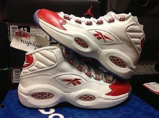 Reebok Question Mid Allen Iverson AI Answer Pearl Red Rare Limited