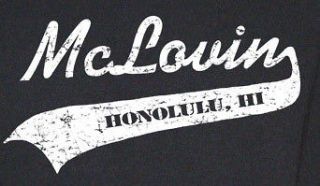 McLovin Honolulu/T Shirt/Vintage/ Retro/superBad /Movie/T