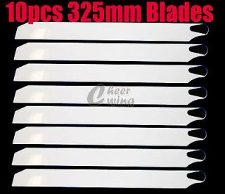 10pcs 325mm Wooden Main Rotor Blades for Align Trex 450 Helicopter