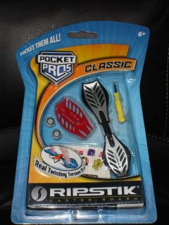 The Official Pocket Pros RipStik Fingerboard Classic Silver NEW