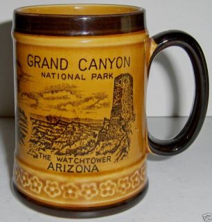 Vintage Ceramic Souvenir Mug Grand Canyon Arizona NICE