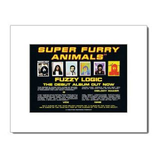 SUPER FURRY ANIMALS   Fuzzy Logic   Matted Mini Poster