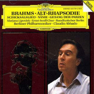 Brahms,J.   Alto Rhapsody Op.53 [CD New]