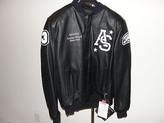 Newly listed Alpinestars Team Win Black Leather Jacket 310360 Size XL