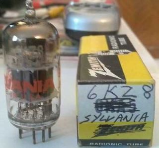 Vintage Sylvania Tv/Radio/Power /Amp Vacuum Tube 6KZ8