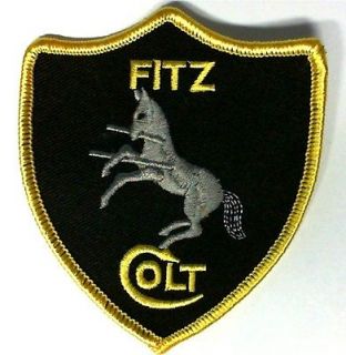 Fitz Colt Sew on Embroidered Crest/Patch 3.5 x 3 Inch