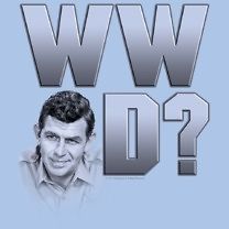 Andy Griffith Show What Would Andy Do? Face Picture Tee Shirt Adult S