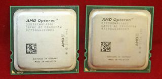 LOT OF 2 AMD OPTERON 8382 2.6GHZ OS8382WAL4DGI QUAD CORE PROCESSORS