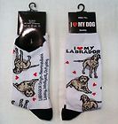 MY DOG CREW ANKLE COTTON SOCKS Labrador (Beige) Best Gift  D30