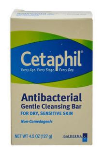 Cetaphil U BB 1813 Gentle Cleansing Antibacterial Bar 4.5 oz Soap