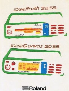 Brochures Mirage Speakers, MR Series Mixing Consoles, Roland SB 55