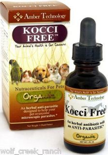 Kocci Free Natural Coccidia & Giardia Remedy 1 oz.