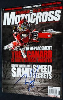 TREY CANARD Signed TW MOTOCROSS Magazine 6/10   SX MX