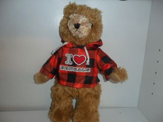 BENGALS TEDDY BEAR Plush Stuffed Animal Doll in Hoodie Sweatshirt