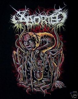 Newly listed ABORTED cd lgo THING CREATURE Official SHIRT MED new