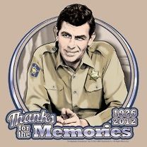 Andy Griffith Show Tribute Thanks for the Memories Sheriff Tee Shirt