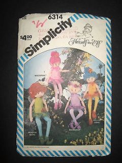 VINTAGE HERSELF THE ELF SIMPLICITY DOLL PATTERN 6314