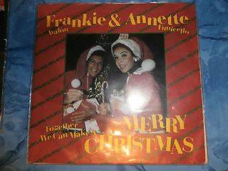 45 RPM Record   Frankie Avalon & Annette Funicello PS VG++ Merry