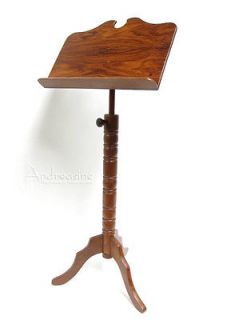 music stands wood