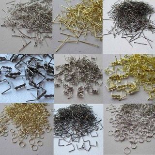 Hanging Ties Brass Chrome Pins Clips Rings for Crystal Chandelier Lamp