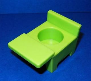 Vintage Fisher Price Little People School House Green Desk Chair