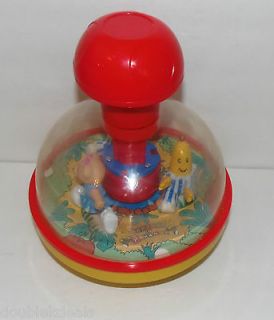 VINTAGE BANANAS IN PAJAMAS PUSH AND SPIN MUSICAL TOY   ©1991 BY