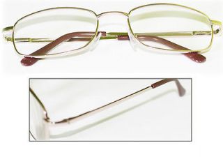Lightweight HIGH POWER EXTRA STRONG Reading Glasses Under 1oz Gold