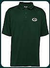 Green Bay Packers NFL Team Apparel Green Polo Golf Shirt All Sizes