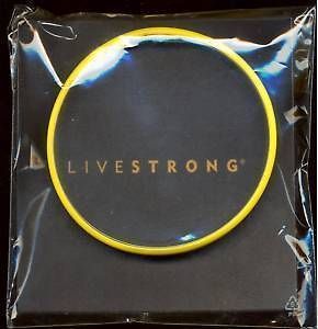 Genuine LiveSTRONG Wrist Band Lance Armstrong YELLOW