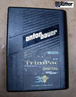 USED Anton Bauer TrimPac 14 Battery tested 2 hour runtime @ 20 watts