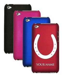 Personalized Engraved iPod Touch 4G Case/Cover   HORSESHOE, HORSE SHOE