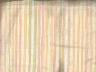 Pastel Candy Stripe Full Bed Skirt in Tailored or Ruffle Style