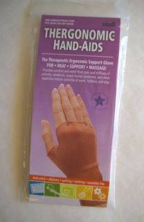 Thergonomic Hand Aids Gloves Carpal Tunnel Select Sizes