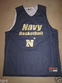 Navy Midshipmen Basketball Nike Game worn Practice Jersey LG L