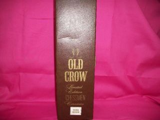 Ltd. Edition Old Crow Ceramic Chessman Decanter   Dark Queen