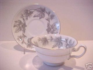 Wedgwood Ashford Grey W4106 Cup and Saucer Set(s)