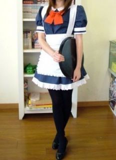 Japanese Girl Maid uniform Cosplay lolita Costume Dress