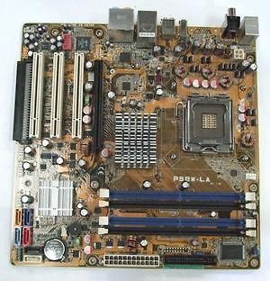 5188 4384 HP Compaq ASUS P5BW LA Intel LGA775 PCIe Motherboard